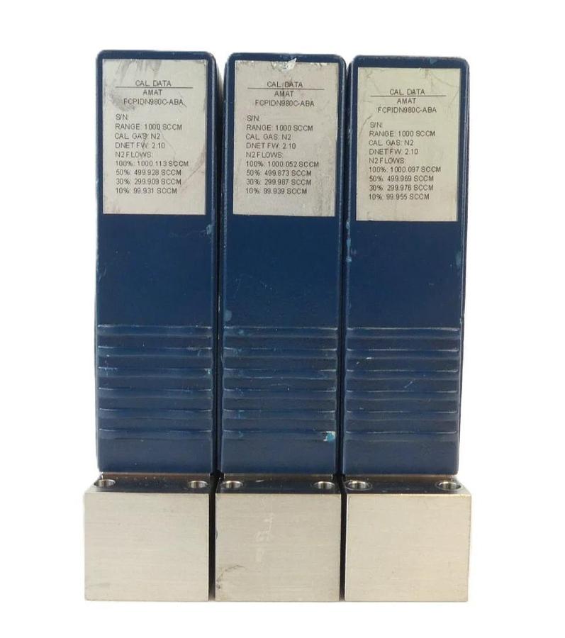 Used Aera PI-980 Mass Flow Controller MFC Reseller Lot of 16 Working Surplus