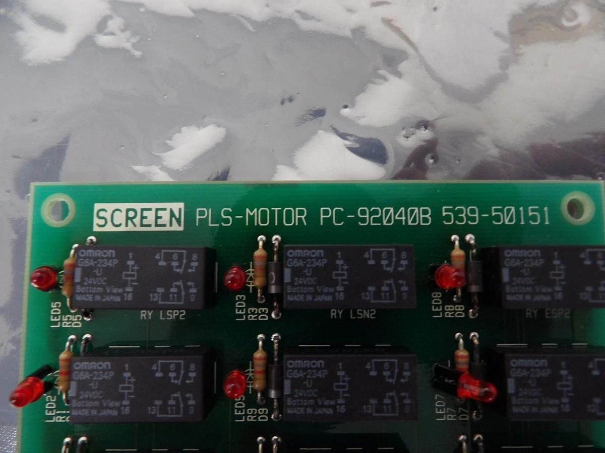 Used Screen 539-50151 PLS-Motor PCB Assembly PC-92040B Working Surplus