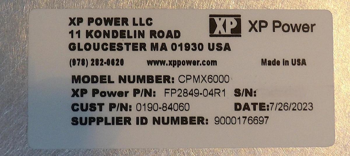 CPMX6000 Comdel FP2849-04R1 MatchPro RF Match Network CPMX-6000 New