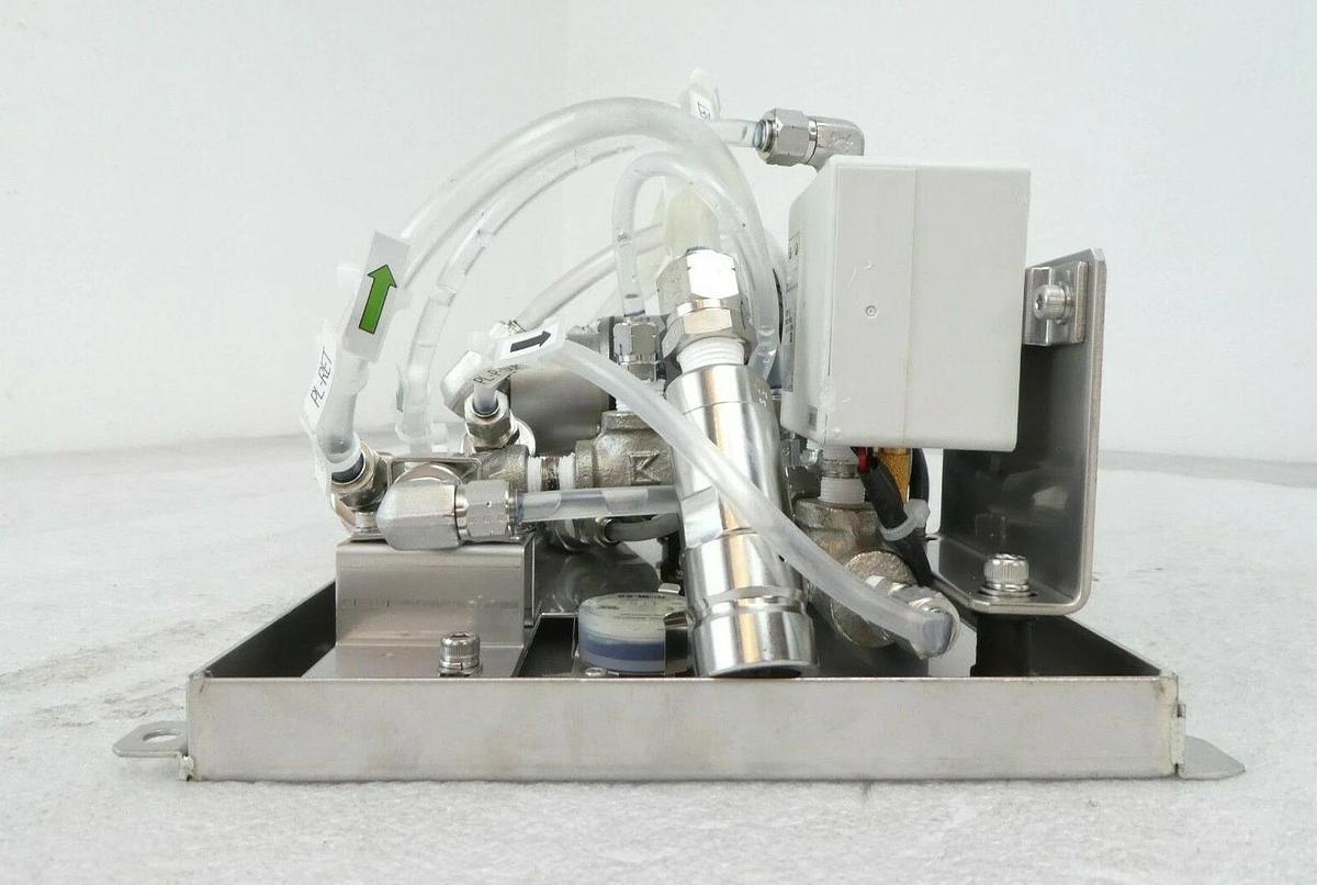 Used Nikon 4B079-124 Process Pump Manifold Assembly NSR FX-601F Working Surplus