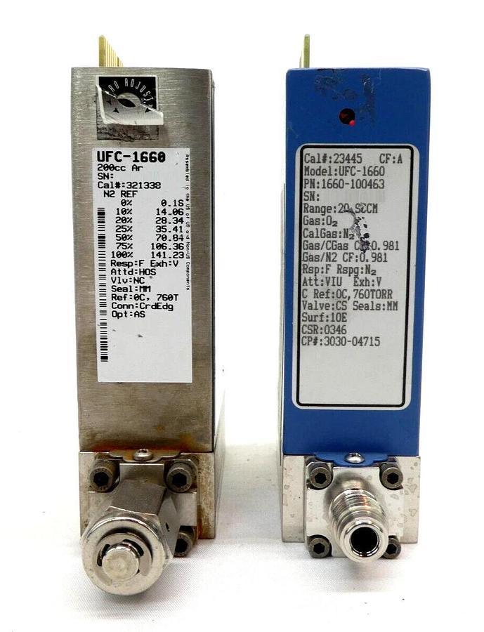 Used UNIT Instruments UFC-1660 Mass Flow Controller MFC Cl2 SiH4 NF3 O2 Ar Lot of 11