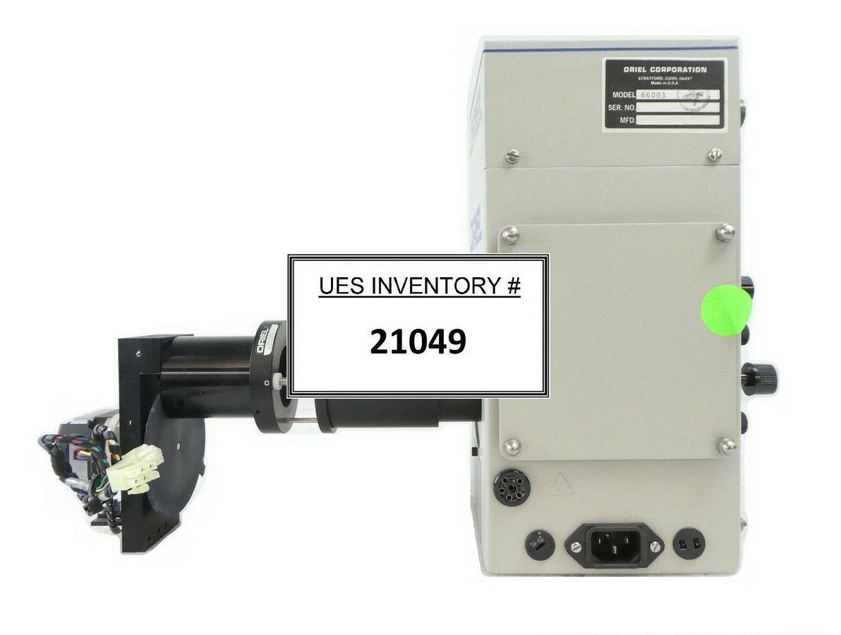 Used Ultrapointe 500 UV Arc Lamp Module with Focusing Lens 77800 Oriel 66003 Working