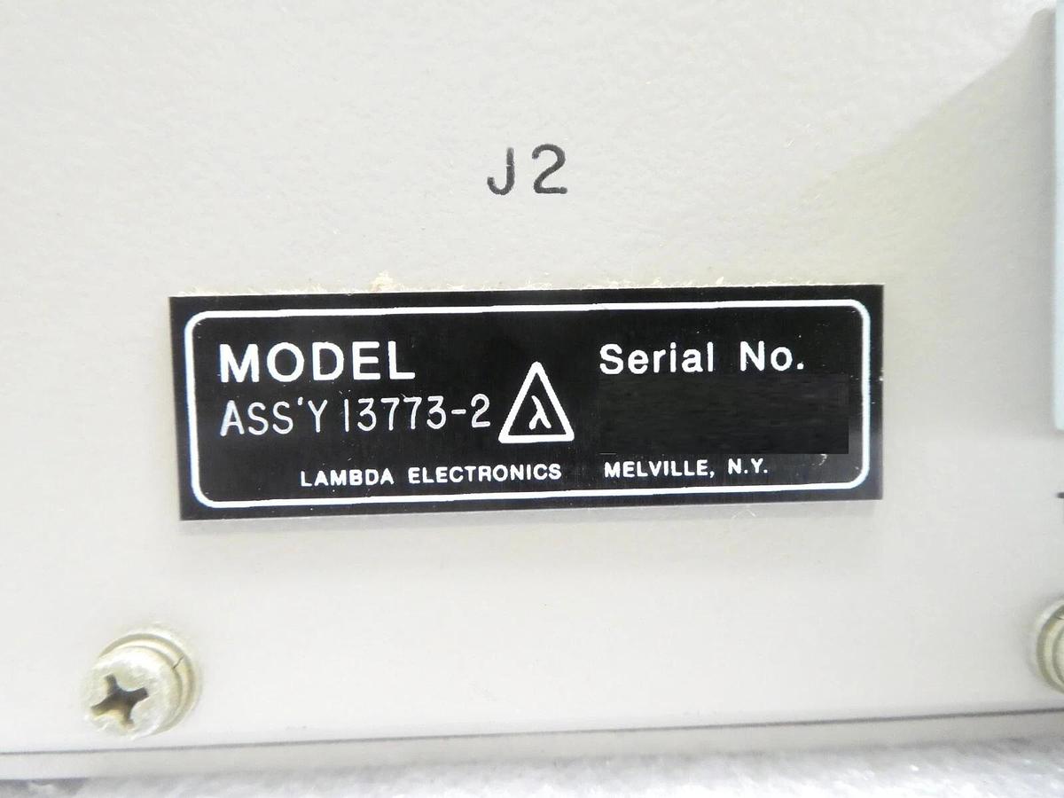 Used Lambda Electronics 13773-2 Rack Mount Power Supply Spare Surplus