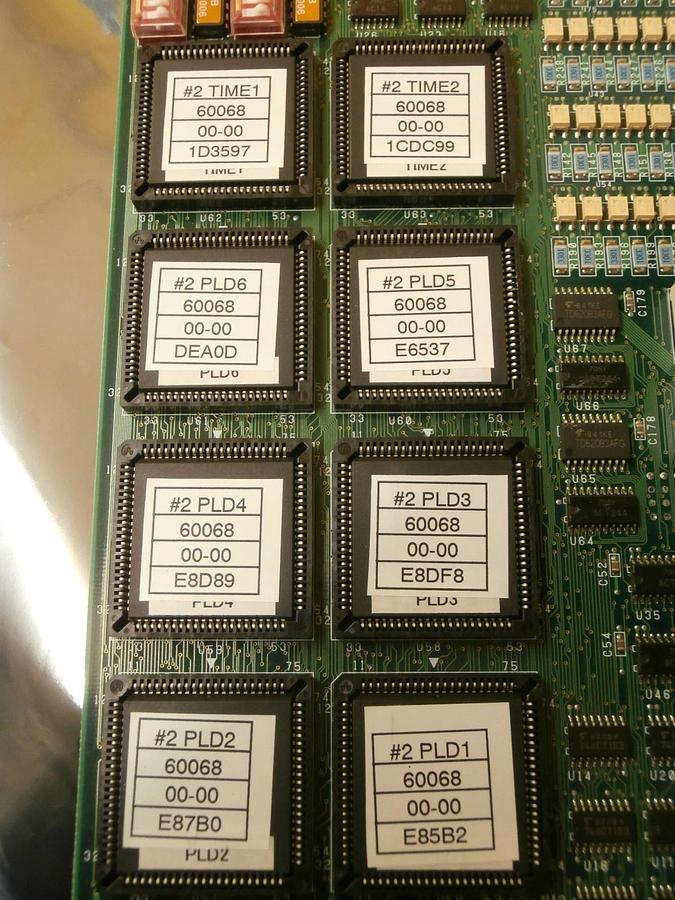 Used Kokusai Electric D2E01448 #2 TIME/PLD Processor PCB Card INT-MB 60068 Working