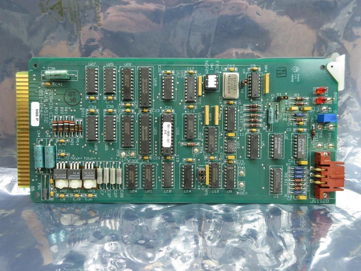 Used Perkin-Elmer 851-8242-006 Processor PCB Card Rev. P SVG ASML 90S Used Working