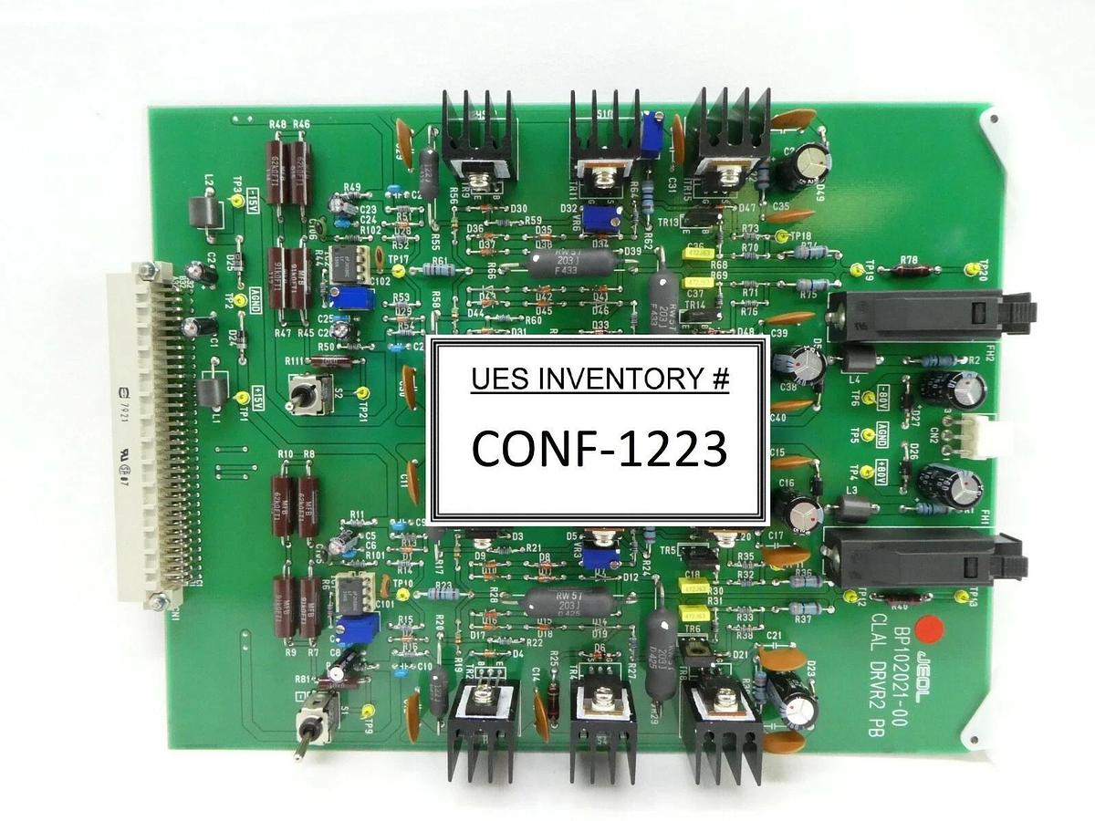 Used JEOL BP102021-00 Driver PCB Card CLAL DRVR2 PB JWS-7555S SEM Working Spare