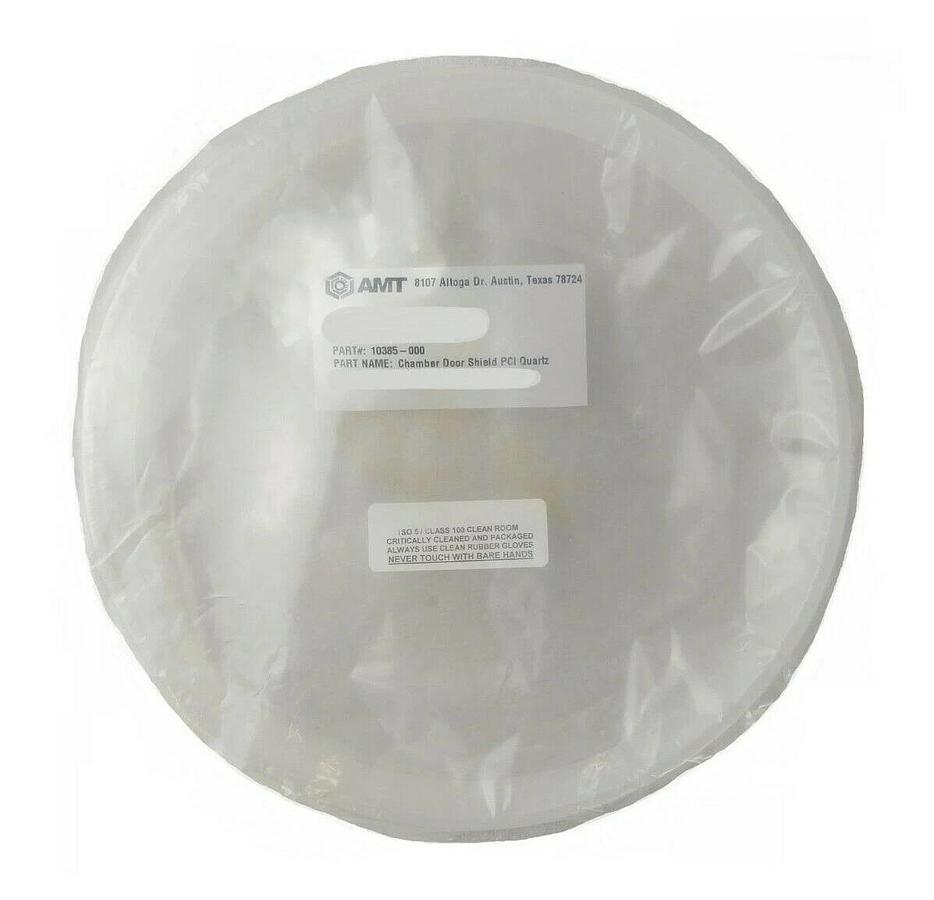 AMT 10385-000 Chamber Door Shield PCI Quartz AMAT Applied Materials New Surplus