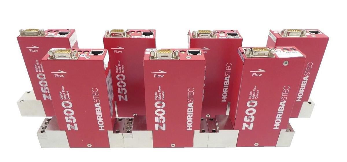 Used Horiba STEC Z500 Mass Flow Controller MFC SEC-Z512MGX SEC-Z522MGN Lot of 7 Spare