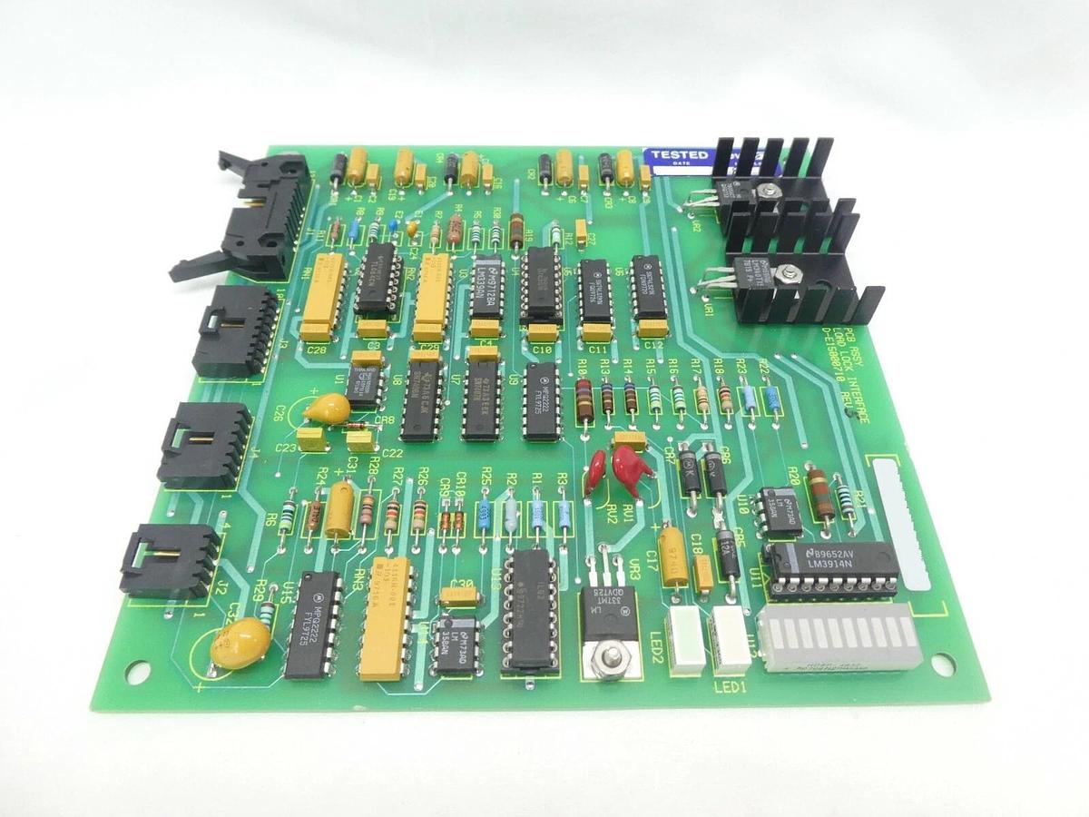 Used Varian Semiconductor VSEA D-E15000710 Load Lock Interface PCB Rev. 5 Working