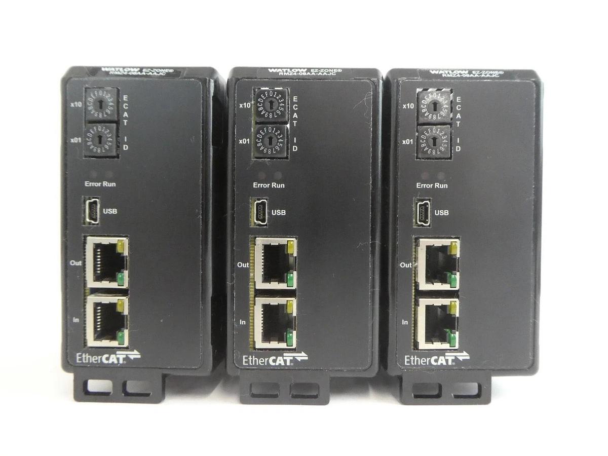 Used Watlow RMZ4-08AA-AAJC EtherCAT Temperature Controller EZ-ZONE Lot of 6 Working