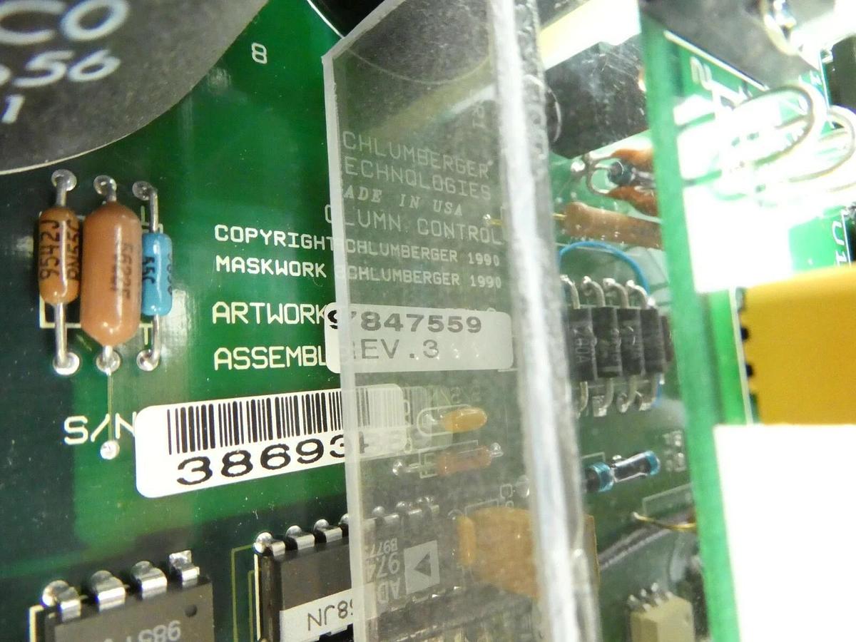 Used Schlumberger 47847559 Column Control Board PCB 97847500 IDS-1000 Working Surplus