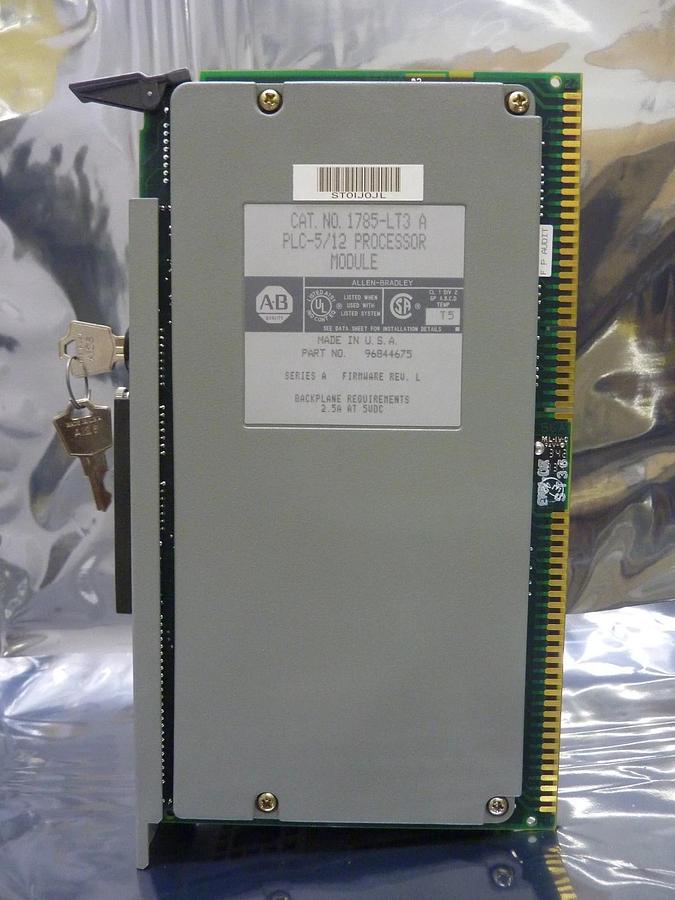Used AB Allen-Bradley 96844675 PLC-5/12 Processor Module PLC PCB Card 1785-LT3 Used