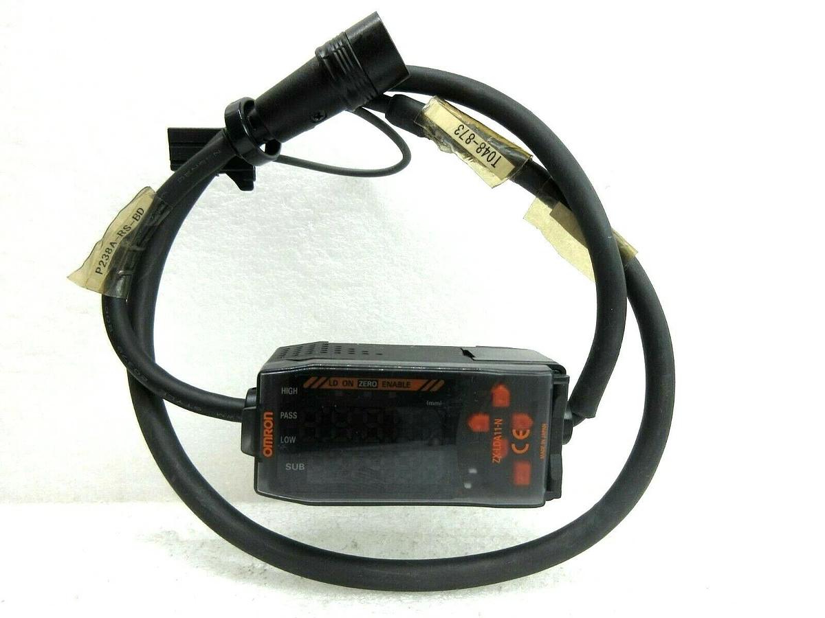 Used Omron ZX-LDA11-N Laser Sensor Amplifier ZX Series Used Working