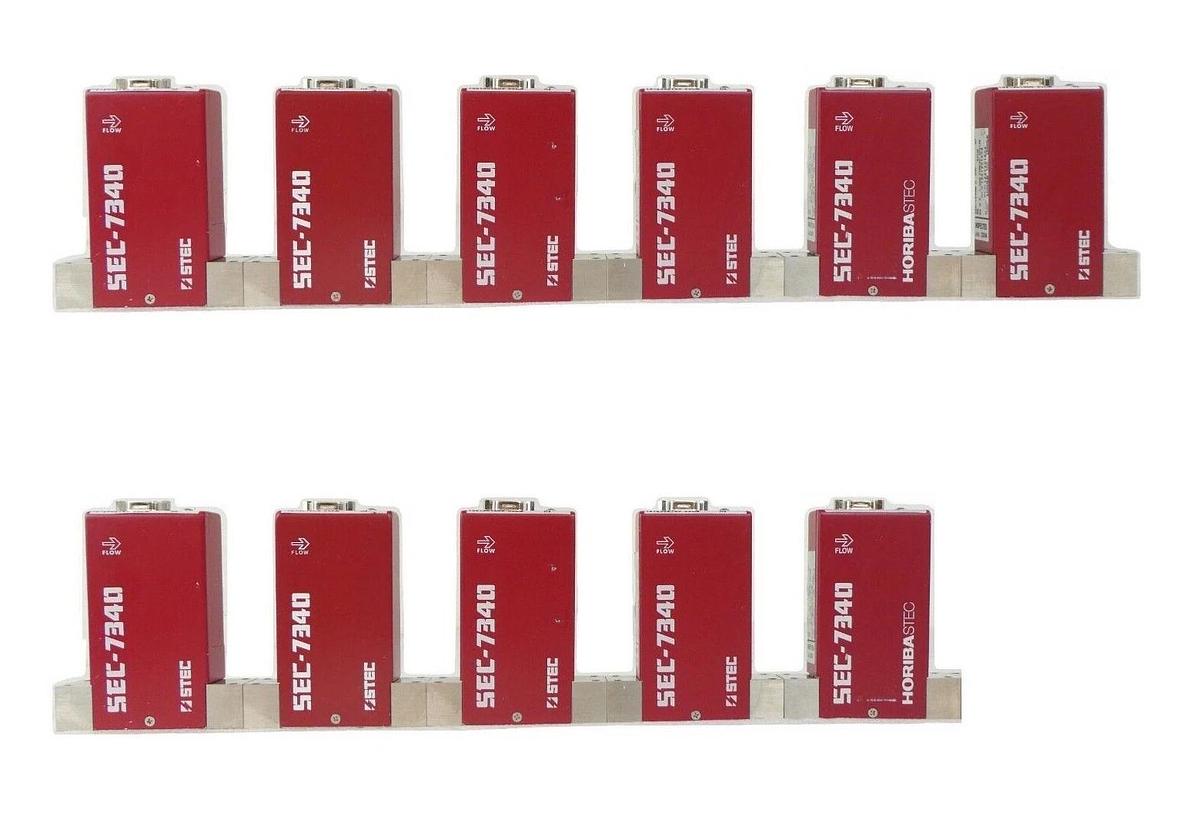 Used Horiba STEC SEC-7340M Mass Flow Controller MFC Reseller Lot of 11 Working Spare