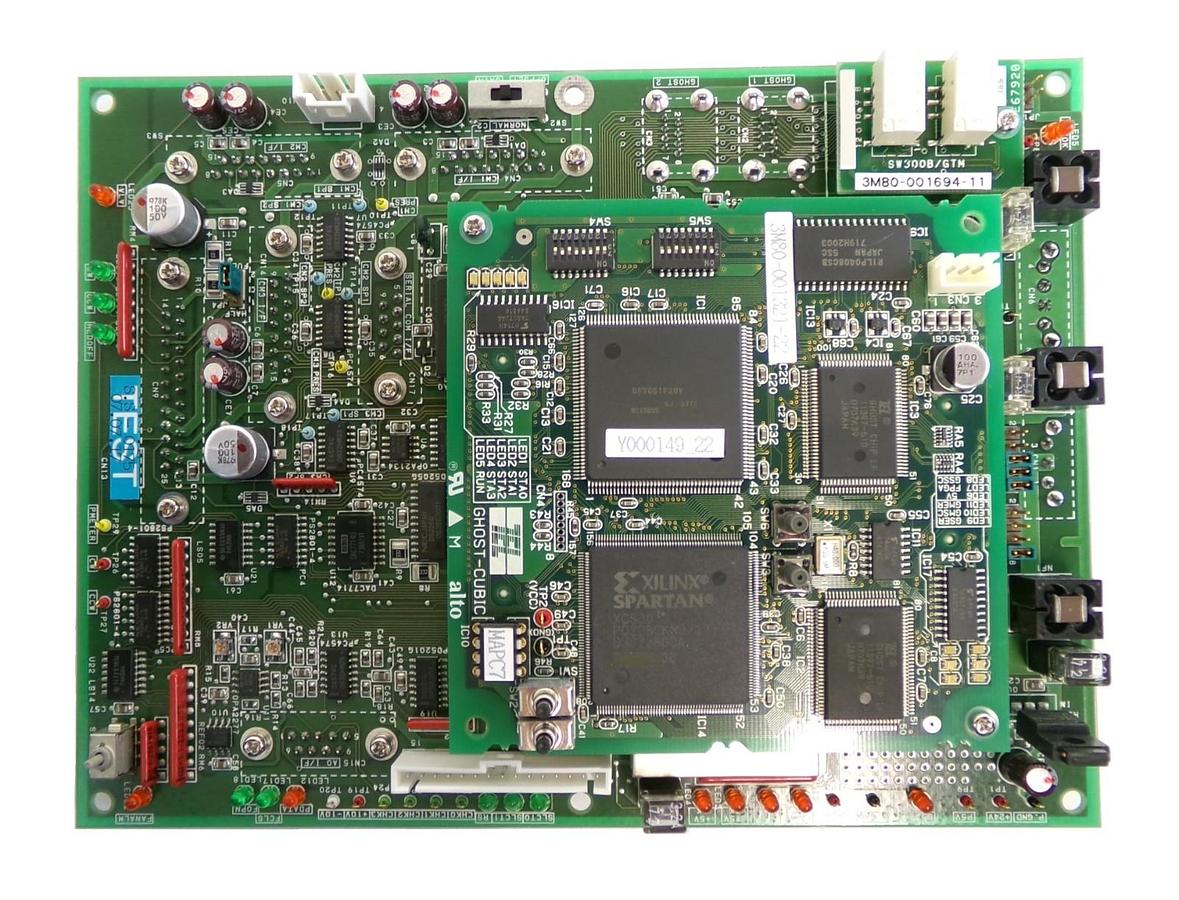 Used TEL Tokyo Electron 3M81-032142-13 Processor PCB SW300B/APC3 GHOST-CUBIC Working