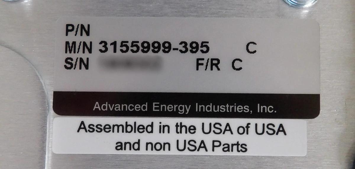 Used Navigator II AE Advanced Energy 3155999-395 60MHz RF Match Assembly Working