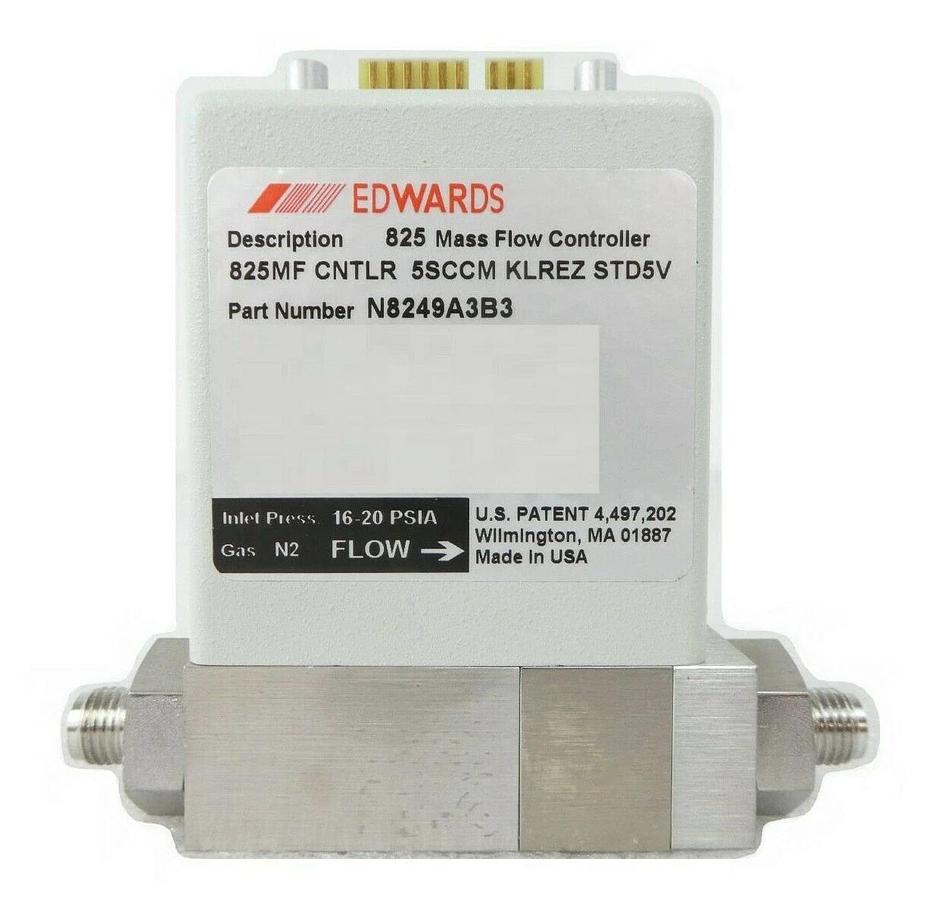 Used Edwards N8249A3B3 Mass Flow Controller MFC 825 Series B Varian 2215048 Working
