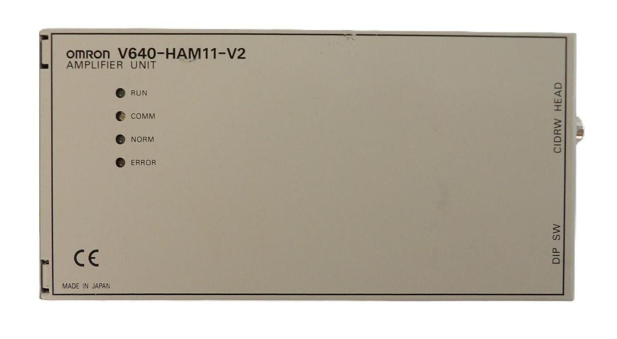 Used Omron V640-HAM11-V2 Amplifier Unit Assembly V640 Series Working Spare