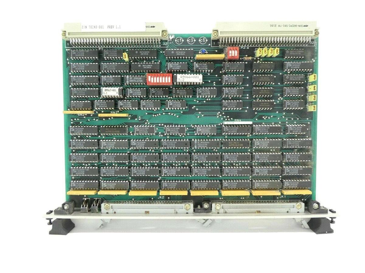 Used Xycom 70240-001 Digital I/O VME PCB Card XVME-240 Rev. 1.1 Working Surplus