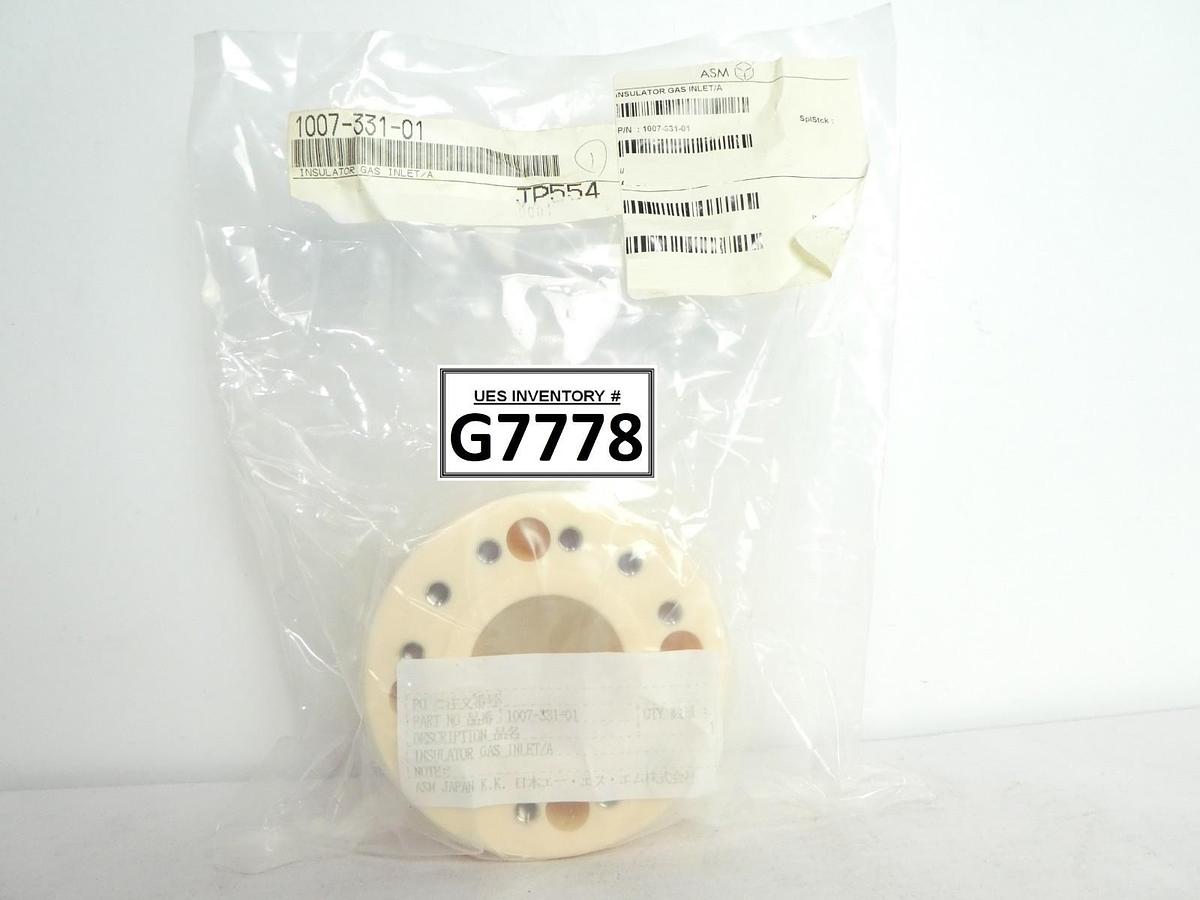 ASM Advanced Semiconductor Materials 1007-331-01 Gas Inlet Insulator A New