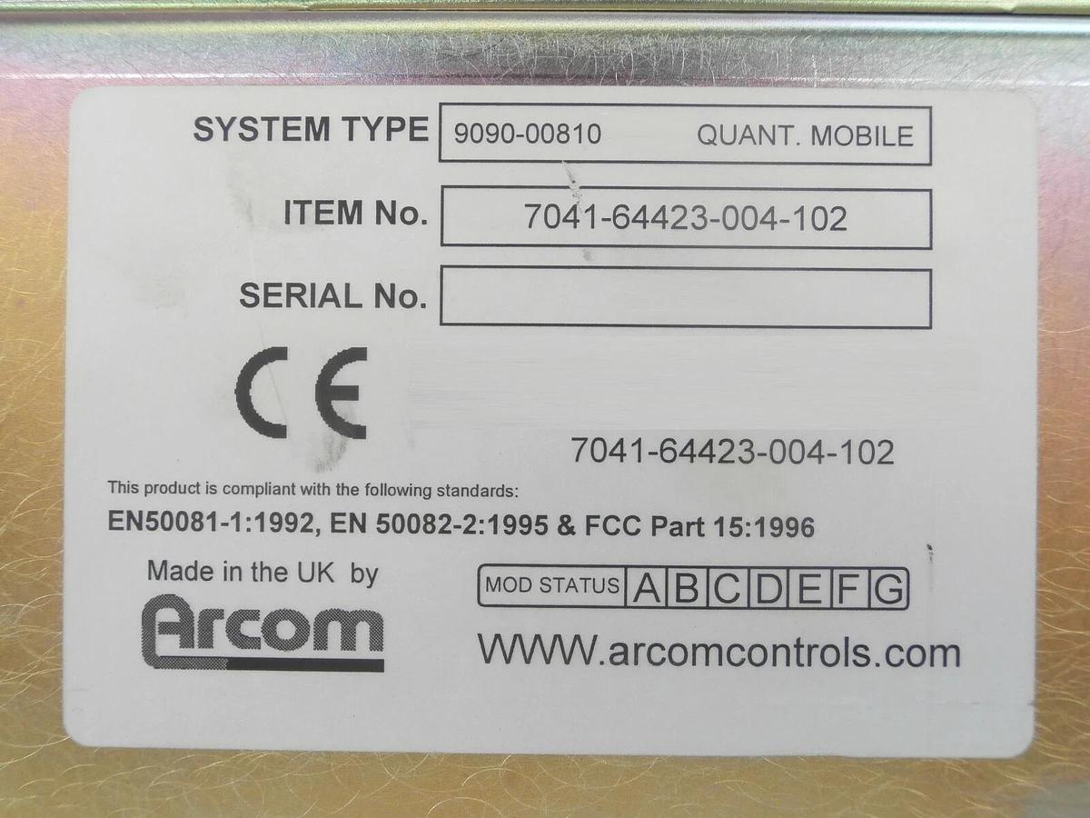 Used Arcom 7041-64423-004-102 Computer PC APC 2.66 GHz 9090-00810 Quantum X Working