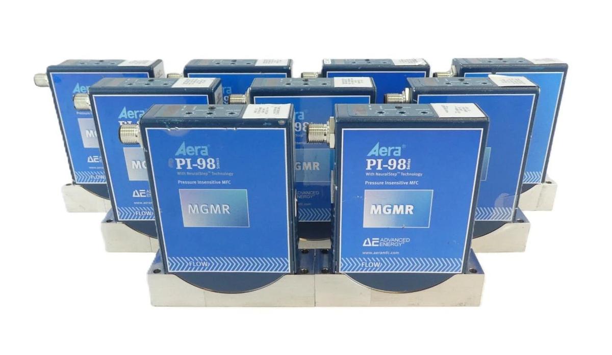 Used Aera PI-98 Mass Flow Controller MFC Reseller Lot of 9 Working Surplus