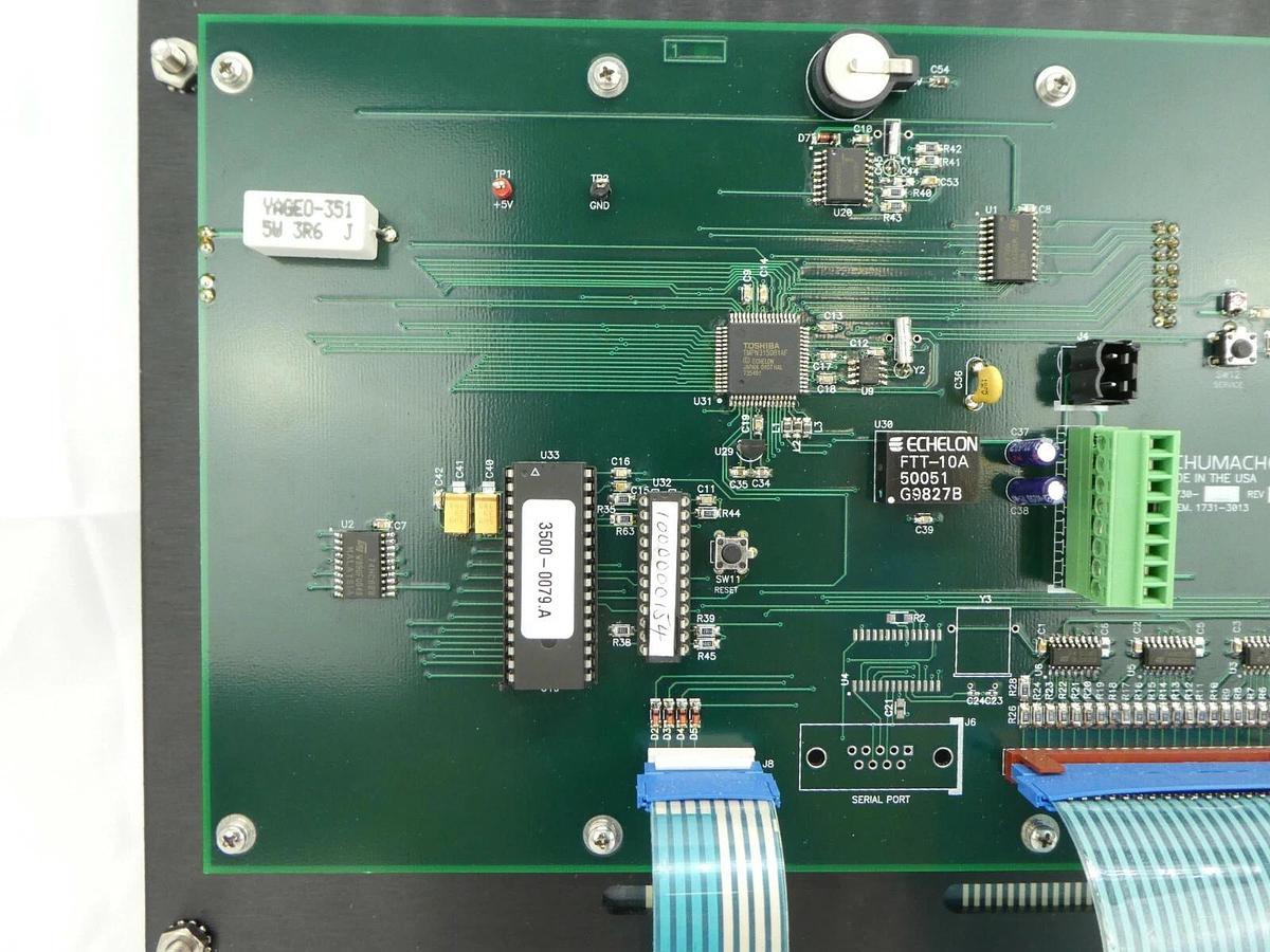 Used Schumacher 1495-3175-A ChemGuard Operator Interface Panel 1730 PCB 1731-3013
