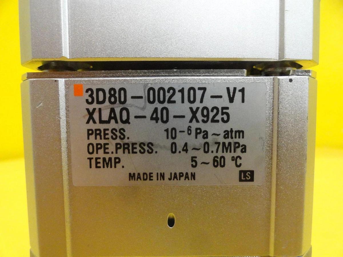 Used SMC XLAQ-40-X925 Vacuum Angle Isolation Valve TEL 3D80-002107-V1 Used Working