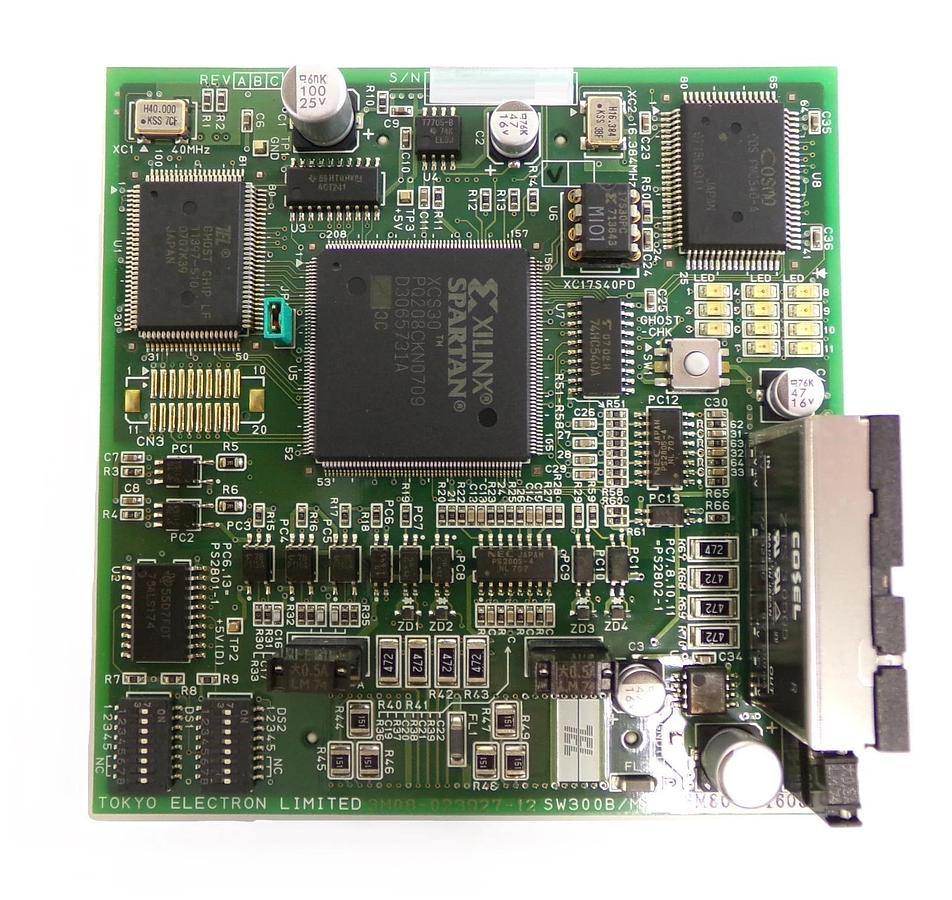 Used TEL Tokyo Electron 3M80-001605-12 Processor PCB SW300B/MIO Working