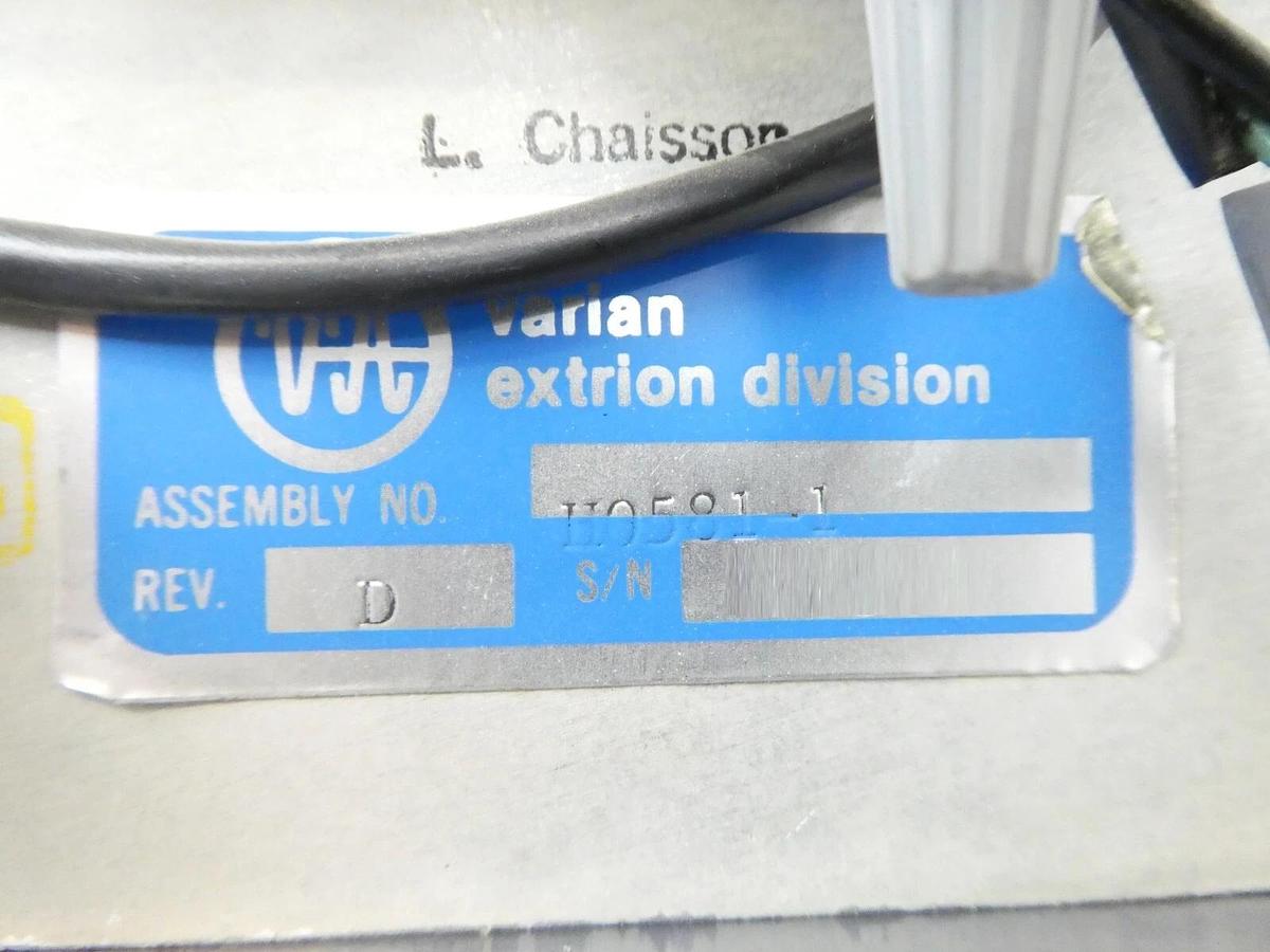 Used Varian VSEA H0581-1 End Station Operator Interface Control Panel 0147001 Working