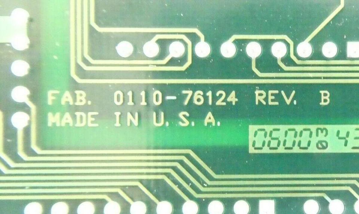 Used AMAT Applied Materials 0100-76124 Digital I/O VME PCB Card P5000 Working Surplus