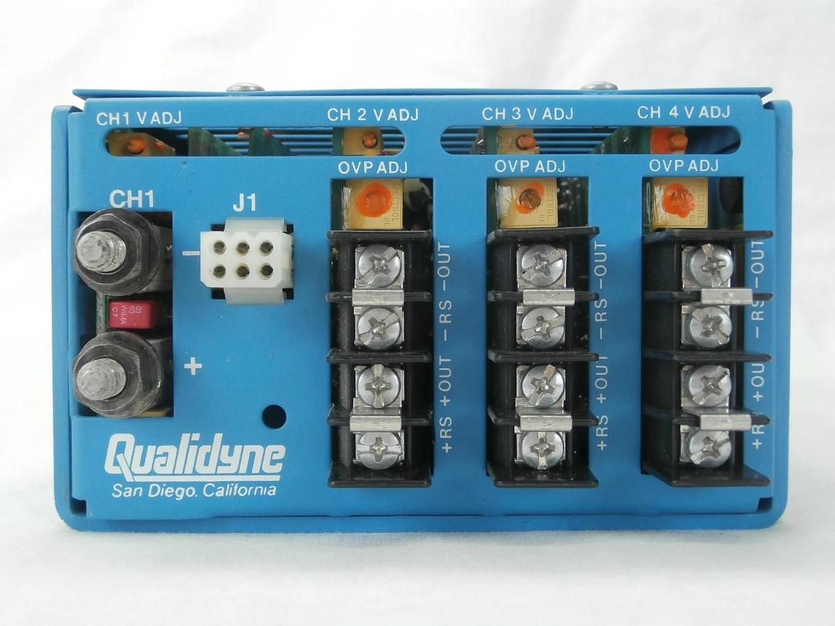 Used Qualidyne 234AA0A-0172 Power Supply 23092EFG Tegal VME-PS400-01 Used Working