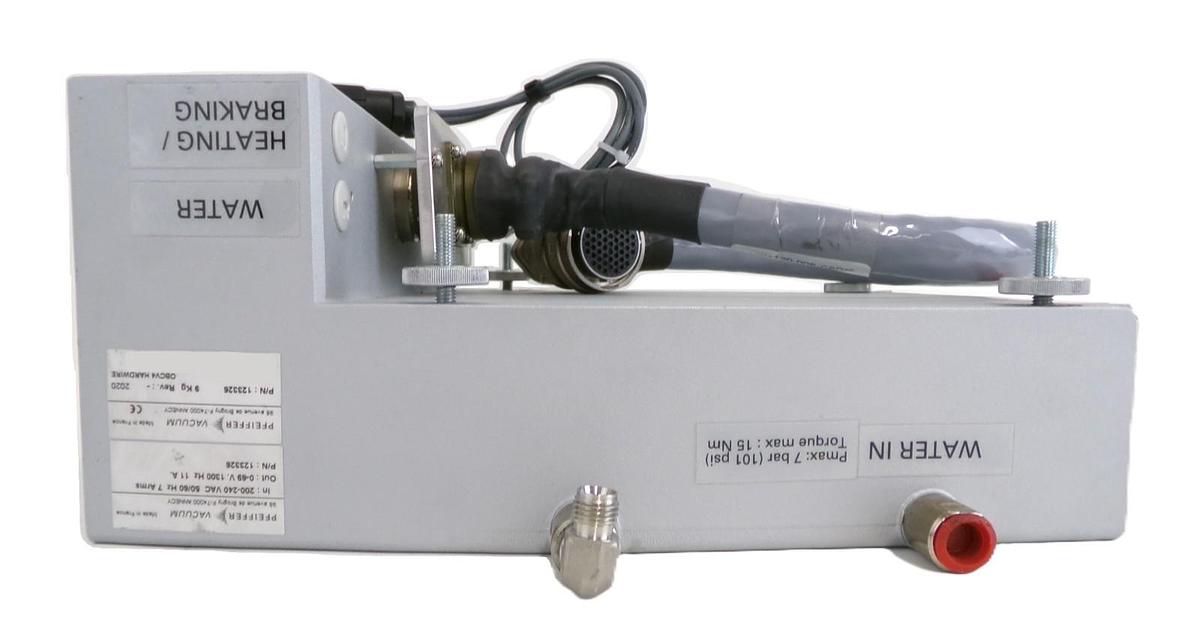 Used Pfeiffer 123326 Turbomolecular Pump Controller OBC V4 Turbo Working