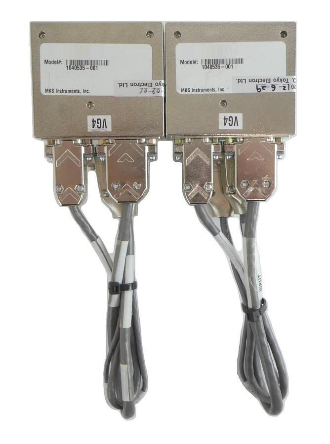 Used MKS instruments 1040535-001 Vacuum Isolation System Module Lot of 2 Working