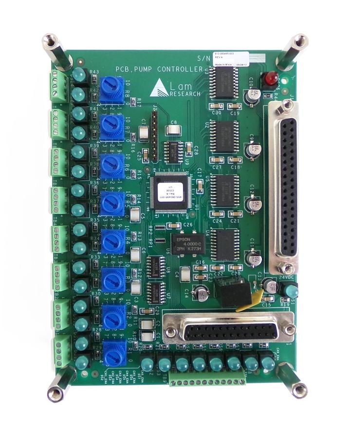 Used Lam Research 810-083495-003 Pump Controller PCB Assembly 853-088066-003 Working