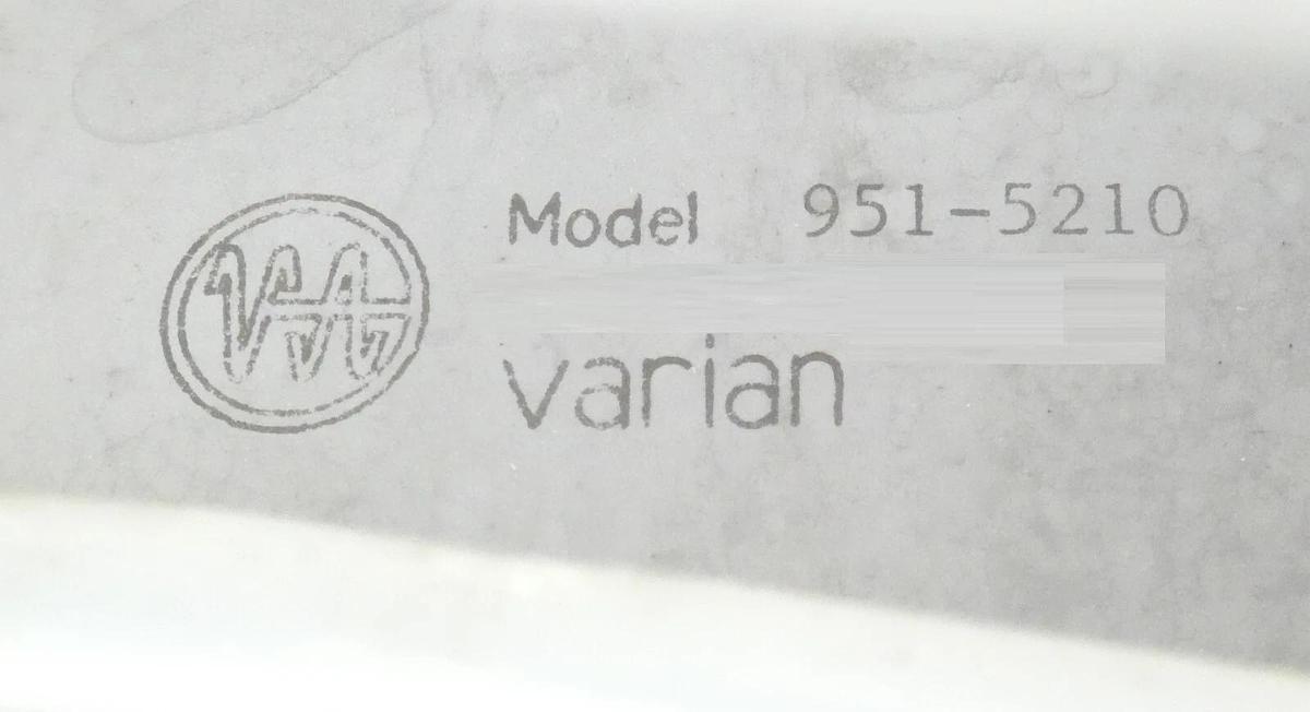Used Varian 951-5210 Pneumatic Stainless Swing Gate Valve No Captive Flange Surplus