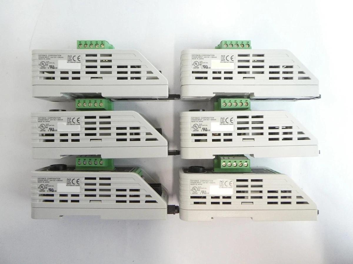 Used Keyence N-R4 Communication Sensor Amplifier Reseller Lot of 20 Working Surplus