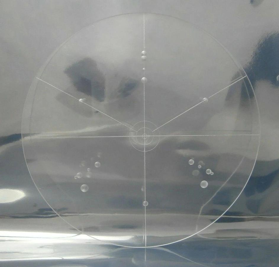 Used SVG Silicon Valley Group 90S 150mm Plastic Calibration Wafer Lot of 3 Working