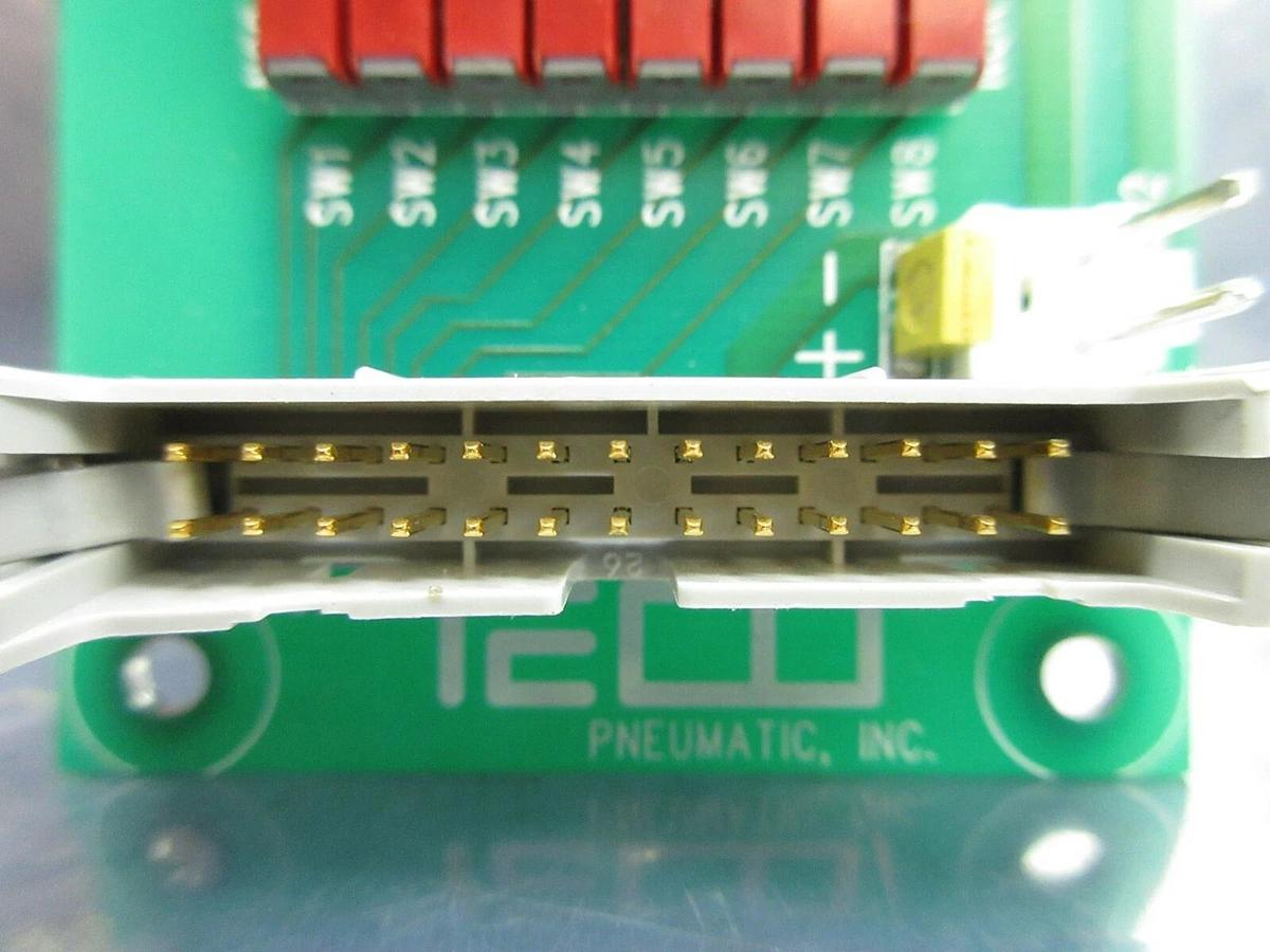 Used TECO Pneumatic DES375-010-8 Pneumatic Manifold Base Board PCB Working Spare