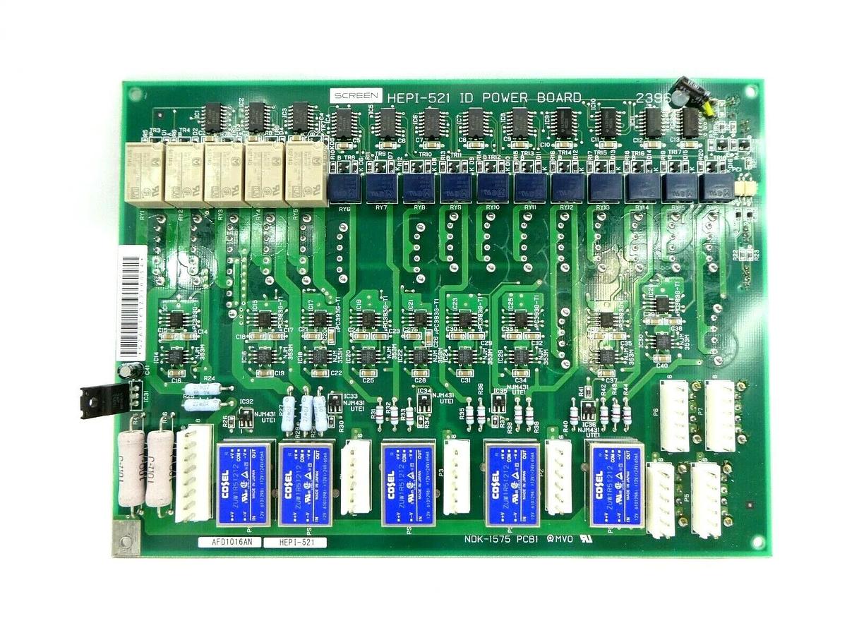 Used DNS Dainippon Screen HEPI-521 ID Power Board Interface PCB Working Surplus