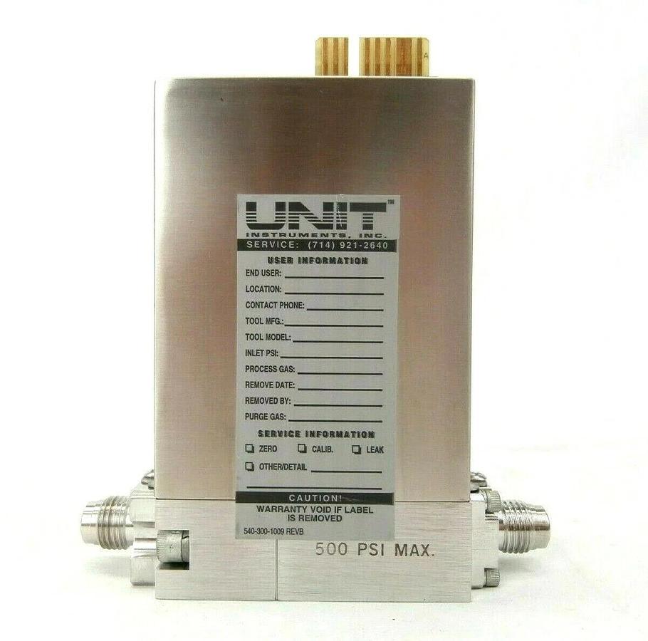 Used UNIT Instruments UFC-1660 Mass Flow Controller MFC 1 SLM CL2 Working Spare
