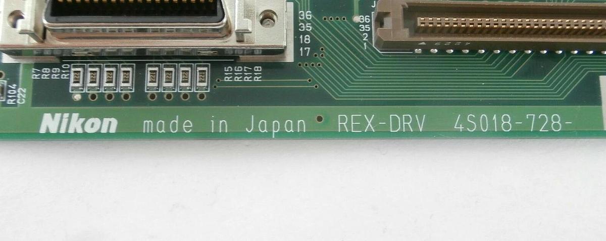 Used Nikon 4S018-728 Driver PCB REX-DRV NSR Series System Working Surplus