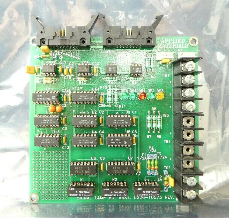 Used AMAT Applied Materials 0226-10573 Signal Lamp Board PCB Working Surplus