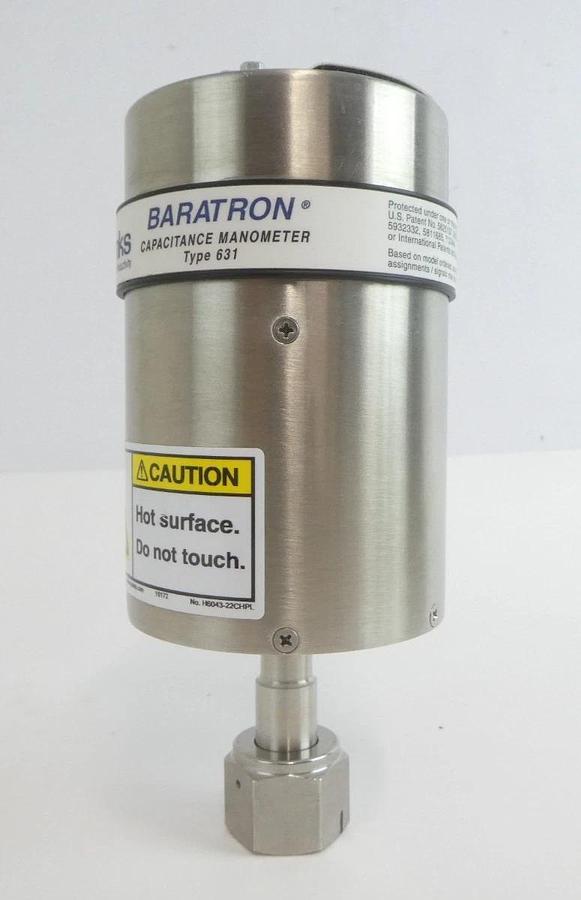 Used MKS Instruments 631C12T8FHBB Baratron Capacitance Manometer Type 631 Working