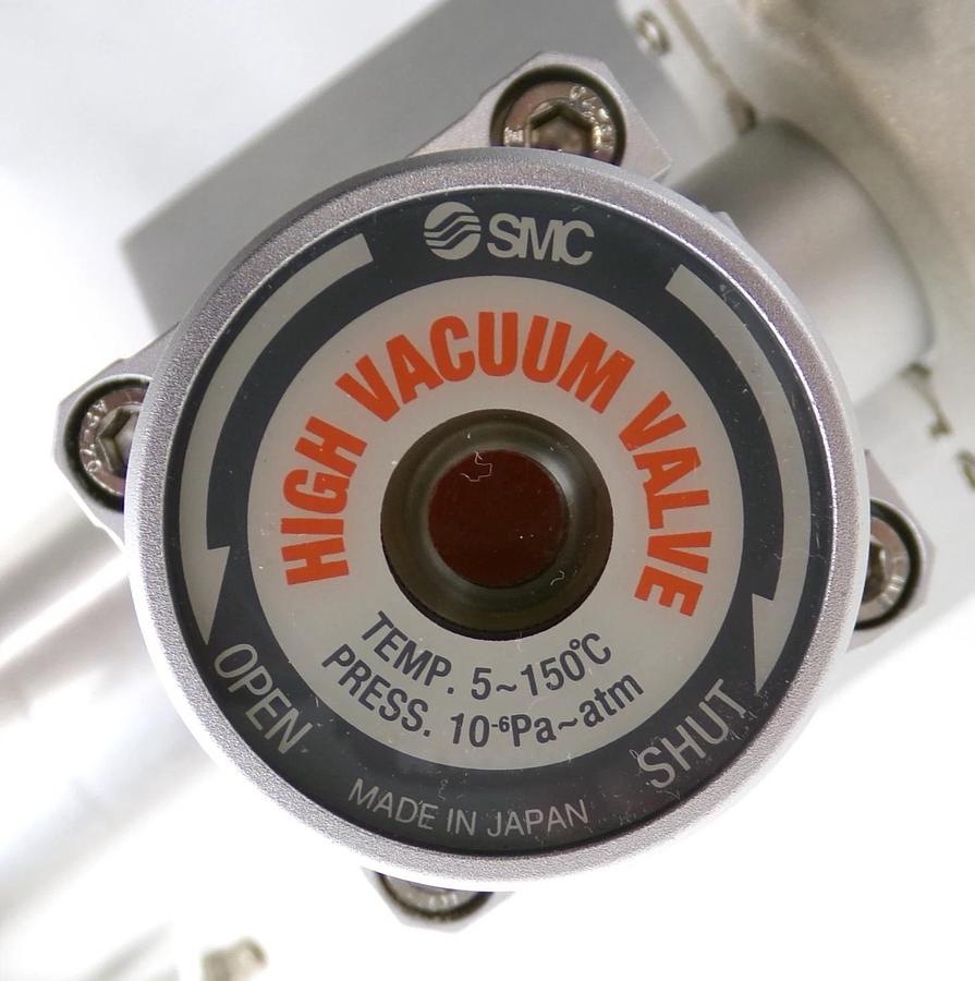 Used SMC XZ-218 Pneumatic High Vacuum Valve Working Surplus