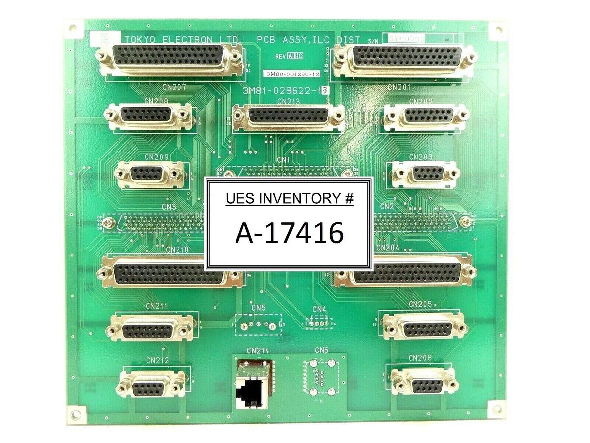 Used TEL Tokyo Electron 3M80-001290-12 Interface PCB ILC DIST Trias Working Spare