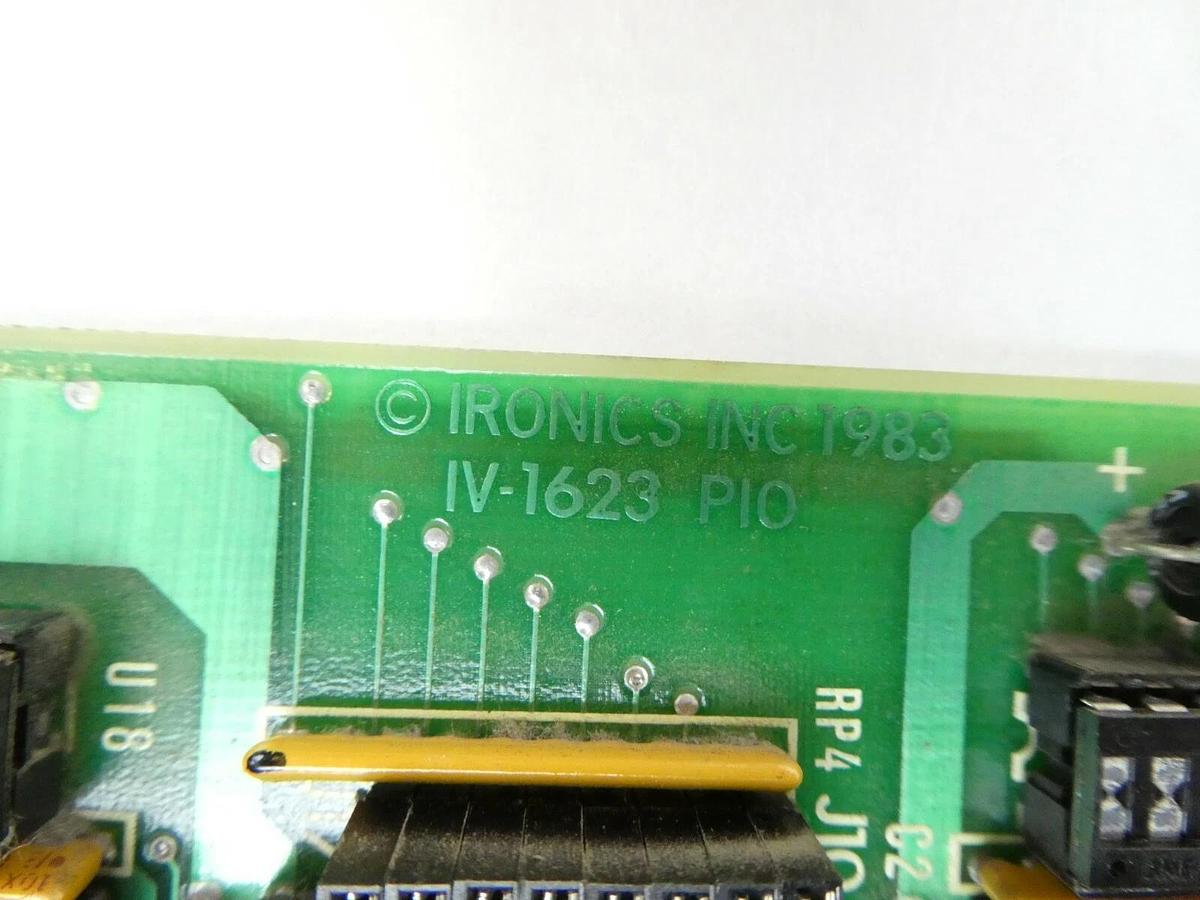 Used Ironics IV-1623 Parallel I/O VMEBus PCB Card Varian 109001003 Surplus