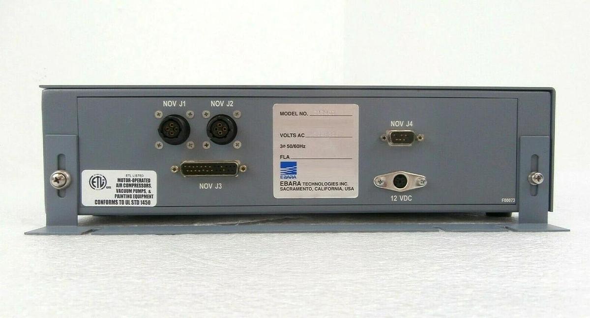 Used Ebara Technologies 217407 Vacuum Pump EMO Emergency Off Switch Panel Working