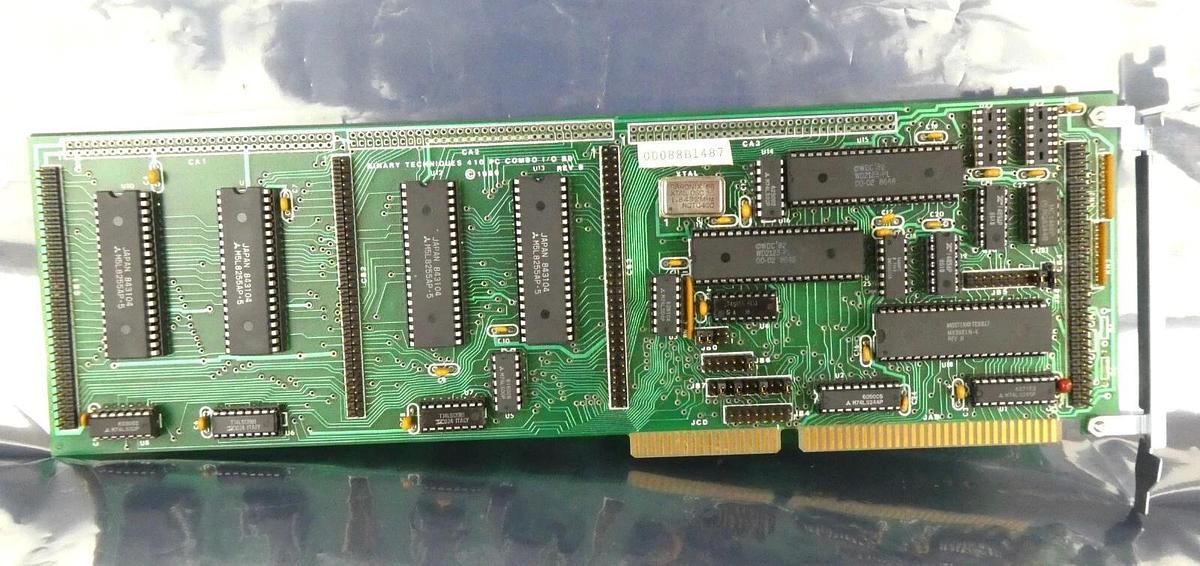 Used Binary Techniques 00088B1487 410 PC Combo I/O BD PCB Varian 107246001 Working