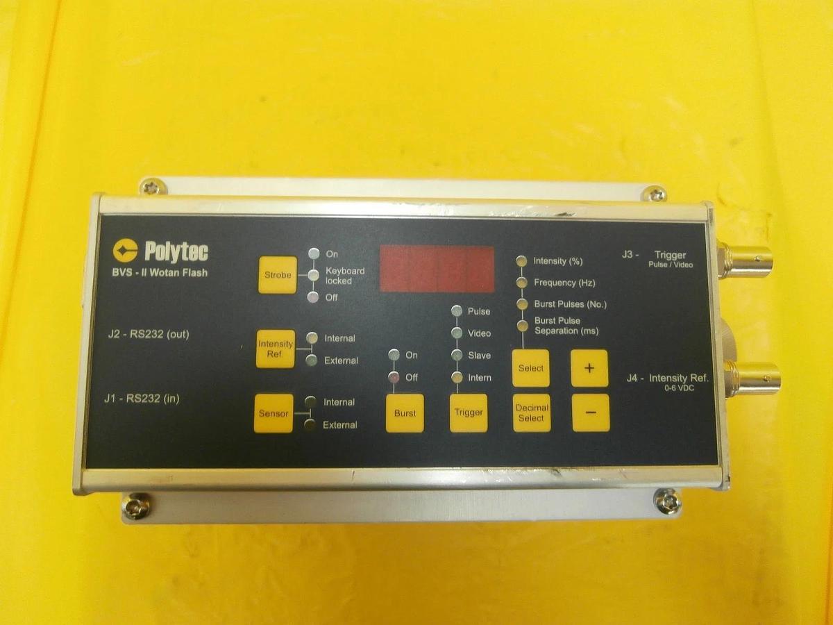 Used Polytec BVS-II-Plus Wontan Flash Stroboscope KLA-Tencor 11301400190000 Used